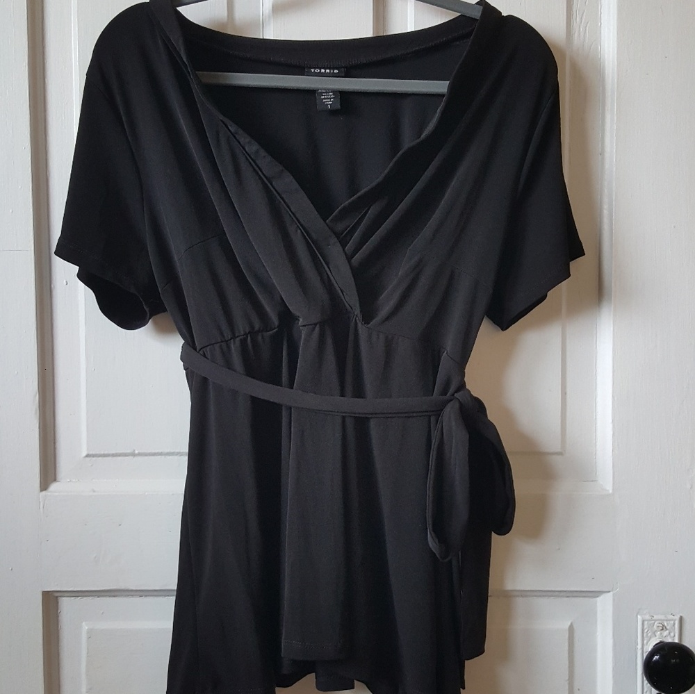 Torrid (faux) wrap top